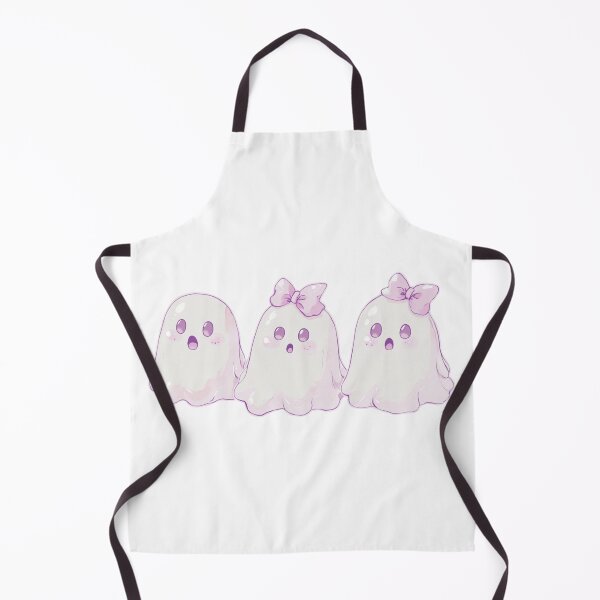 Item preview, Kawaii Ghost Trio with Bows - Adorable Halloween Illustration designed and sold by Fab-Haven.