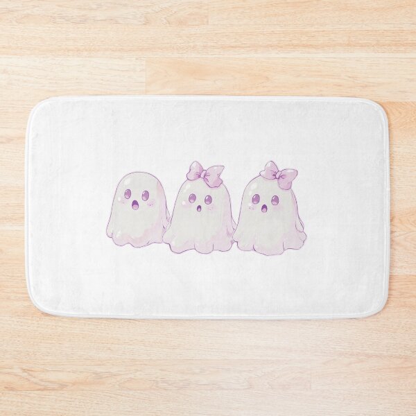 Item preview, Kawaii Ghost Trio with Bows - Adorable Halloween Illustration designed and sold by Fab-Haven.