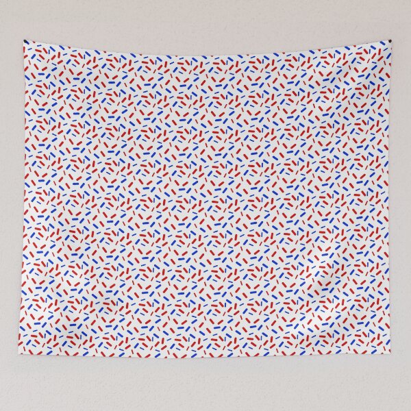 Item preview, Rainbow Sprinkles Red White Blue American Flag designed and sold by JoyfulJen.