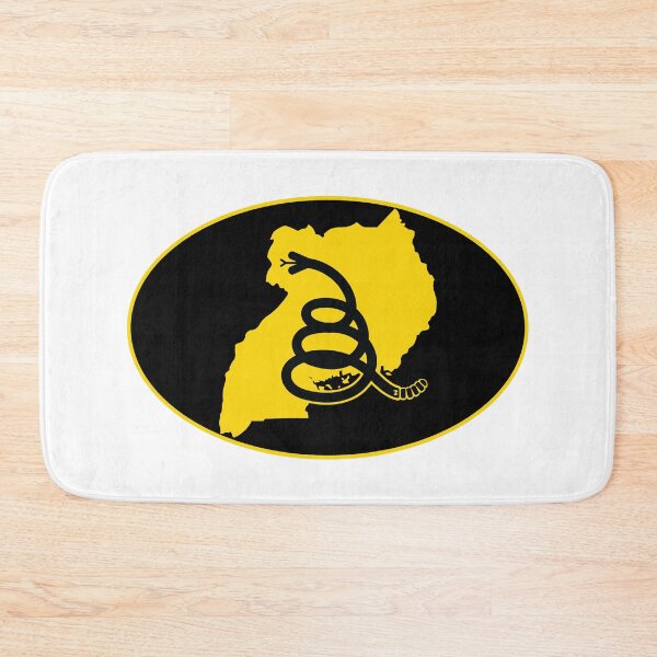 Item preview, UGANDA - Freedom Is The Superpower - Modern Gadsden Snake Flag - Dont Tread On Me design designed and sold by pelagio.