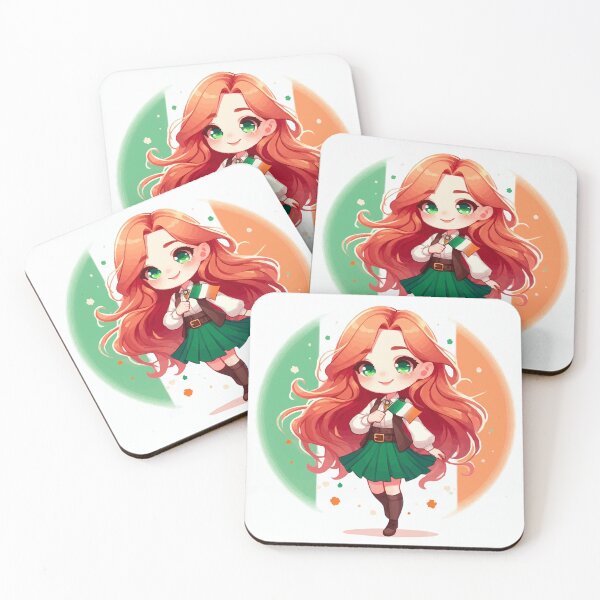 Item preview, Irish chibi with a festive spirit designed and sold by Gacram.