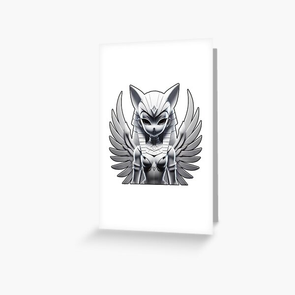 Item preview, White Sphinx Fantasy Myth Egyptian Tarot Card  designed and sold by kylmllr101684.