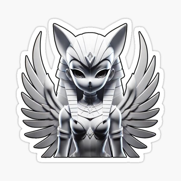 Item preview, White Sphinx Fantasy Myth Egyptian Tarot Card  designed and sold by kylmllr101684.
