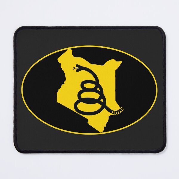 Item preview, KENYA - Freedom Is The Superpower - Modern Gadsden Snake Flag - Dont Tread On Me design designed and sold by pelagio.