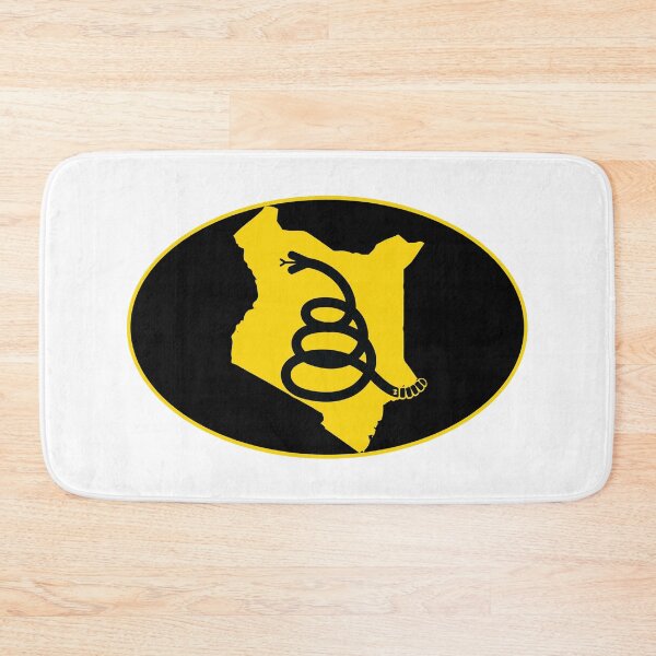 Item preview, KENYA - Freedom Is The Superpower - Modern Gadsden Snake Flag - Dont Tread On Me design designed and sold by pelagio.