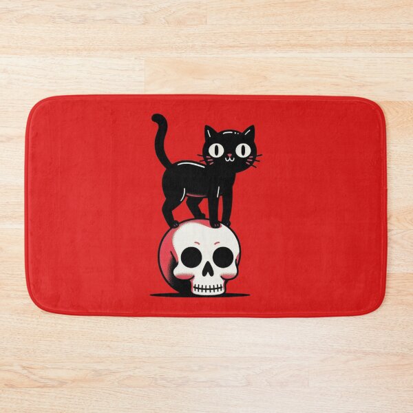 Item preview, Black Cat Skull designed and sold by zzz888.