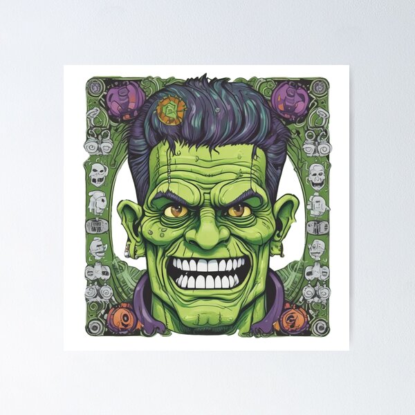 Item preview, Halloween Frankenstein 2 designed and sold by MushMelloS.