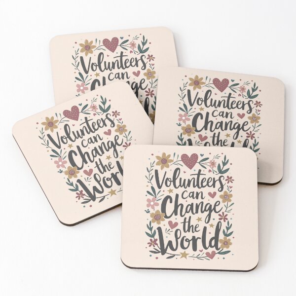 Item preview, Volunteers Change The World Floral  designed and sold by creative321.