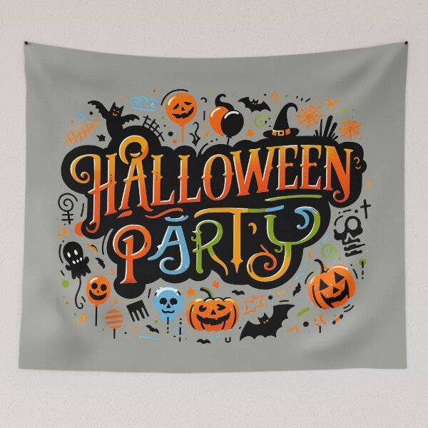 Item preview, Halloween Party, typography designed and sold by maxmaj.