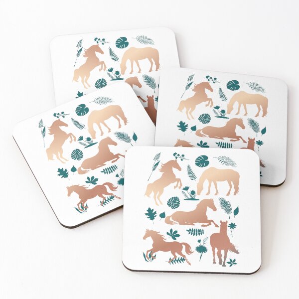 Item preview, Horses In nature | Calming Relaxing Art | Earth Colors | Calmness collection designed and sold by Made by Tamar.
