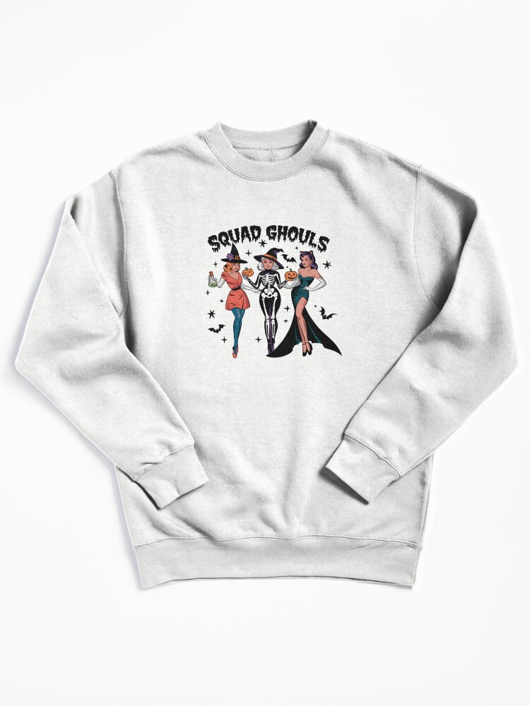Squad Ghouls Retro Halloween Pullover Sweatshirt