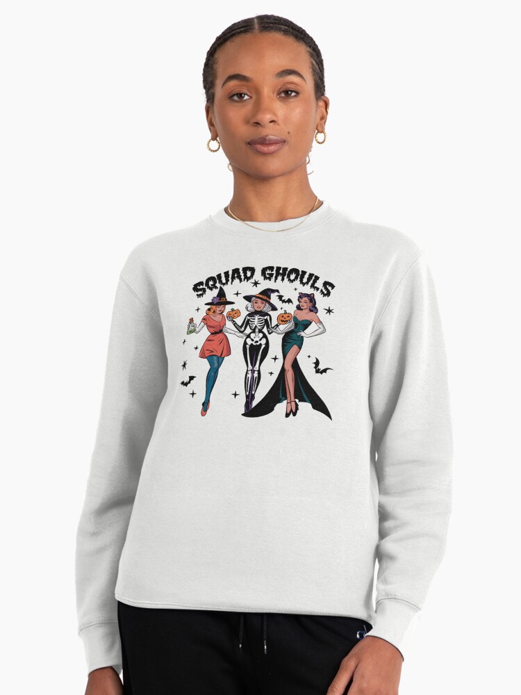 Squad Ghouls Retro Halloween Pullover Sweatshirt