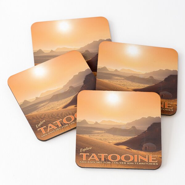 Item preview, Tatooine Travel Poster designed and sold by travelwitheric.