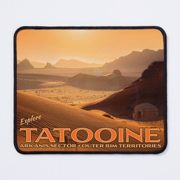 Item preview, Tatooine Travel Poster designed and sold by travelwitheric.