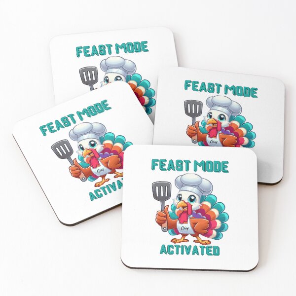 Item preview, Funny Holiday Chef Feast Mode Cooking Turkey  designed and sold by Bliss Find And Design.
