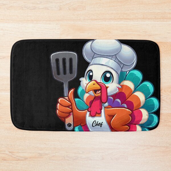 Item preview, Funny Holiday Chef Feast Mode Cooking Turkey designed and sold by Bliss Find And Design.