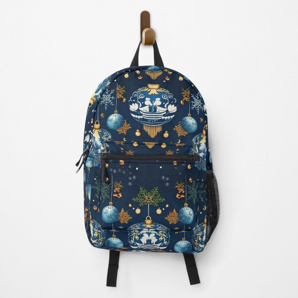 Item preview, Blue Chinoiserie christmas designed and sold by alllyxispace.