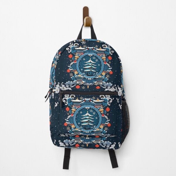 Item preview, Blue Chinoiserie Christmas designed and sold by alllyxispace.