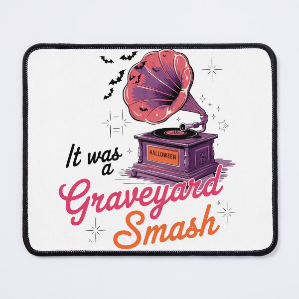 Item preview, Graveyard Smash Halloween Gramophone Illustration designed and sold by Charlietule.