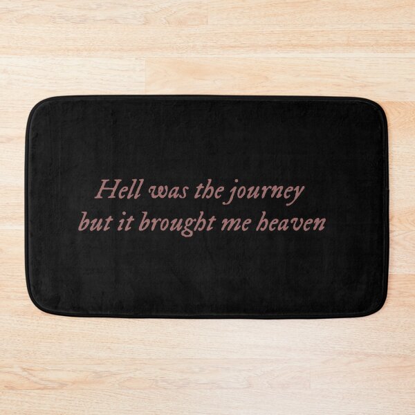 Item preview, Hell was a journey but it brought me heaven!  designed and sold by One Line Aesthetics ♡.