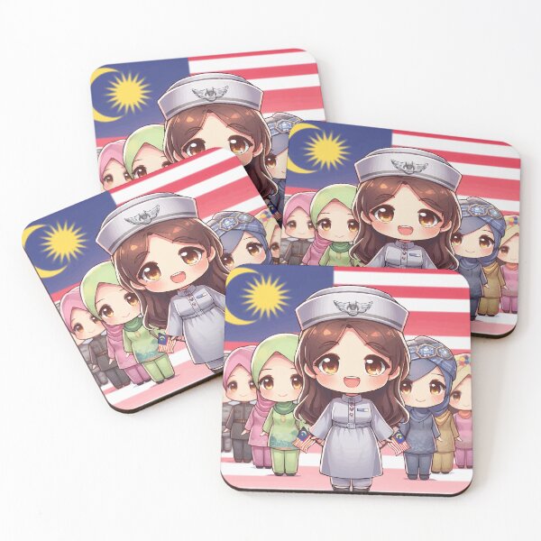 Item preview, Unity and pride in Malaysia chibi version designed and sold by Gacram.