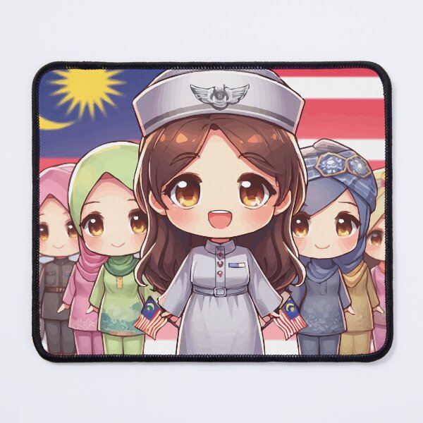 Item preview, Unity and pride in Malaysia chibi version designed and sold by Gacram.