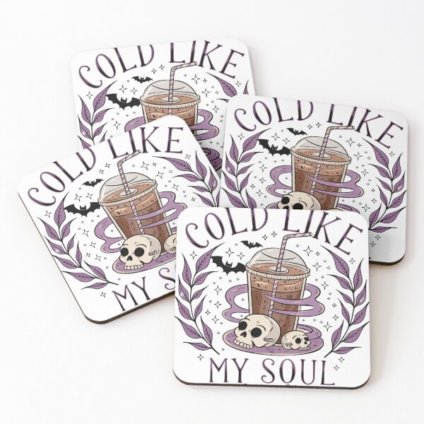 Item preview, Cold Like My Soul Gothic Coffee Club Illustration designed and sold by Charlietule.