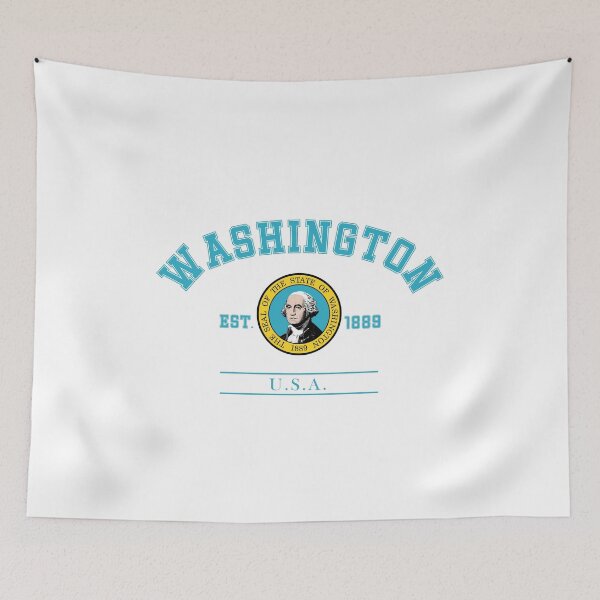 Aperçu de l'œuvre Logo vintage de Washington créée et vendue par coffeepolicy.