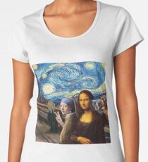 Famous paintings parody Women's Premium T-Shirt