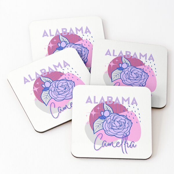 Artikelvorschau, Alabama State Kamelienblume Klassisches Boho-T-Shirt Sticker entworfen und verkauft von ThinkNature!.
