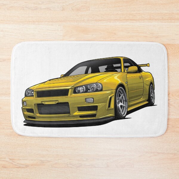 Item preview, Skyline GTR R34 (Yellow) designed and sold by pjrstudio.
