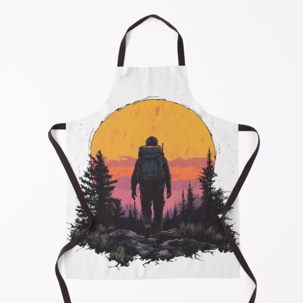 Item preview, Man's Journey Through a Path in the Mountains designed and sold by harmonicllc.