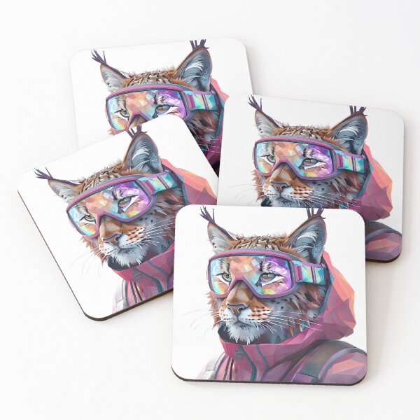 Item preview, Ski lynx designed and sold by Cardsurveyors.