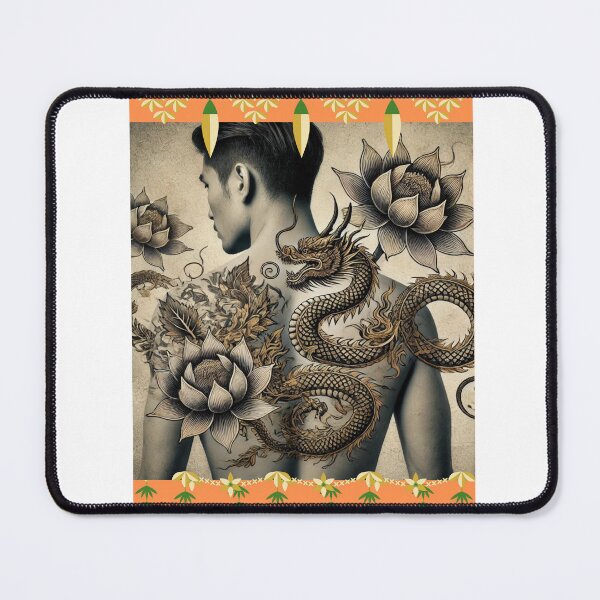 Item preview, Lotus and Dragon Harmony: A Fusion of Thai and Mythical Power designed and sold by Tonphiarts.