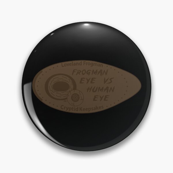 Item preview, Cryptid Keepsakes Loveland Frogman Squished Penny designed and sold by SpectreSparkC.