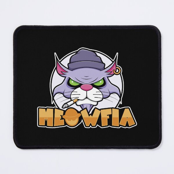 Item preview, Meowfia Funny Burmese Cat Gangster designed and sold by Guerrilla-Dx.