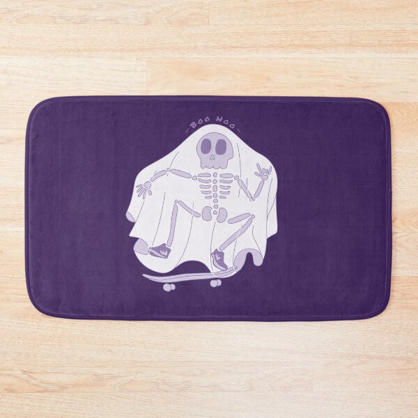 Item preview, Boo Hoo - Halloween Skateboard Ghost  designed and sold by RelaxWild.