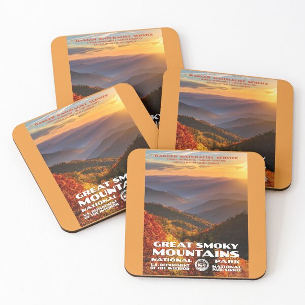 Item preview, Vintage WPA-Style Great Smoky Mountains National Park Poster designed and sold by travelwitheric.