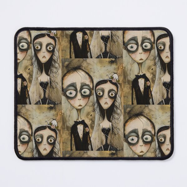 Item preview, Gothic Wedding Couple, Melancholic Artistic Wedding Illustrations designed and sold by Piotrek0001.