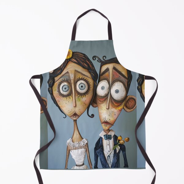 Item preview, Gothic Wedding Couple, Melancholic Artistic Wedding Illustrations designed and sold by Piotrek0001.