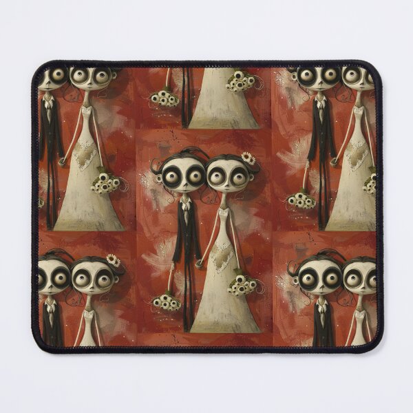 Item preview, Gothic Wedding Couple, Melancholic Artistic Wedding Illustrations designed and sold by Piotrek0001.