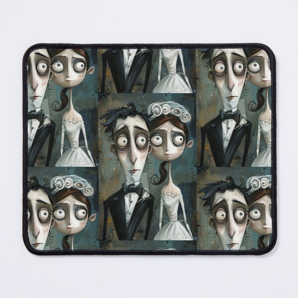Item preview, Gothic Wedding Couple, Melancholic Artistic Wedding Illustrations designed and sold by Piotrek0001.