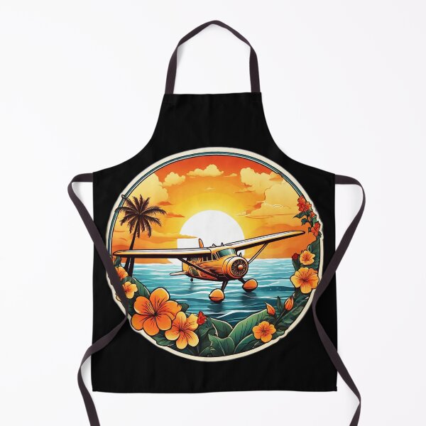 Item preview, Sunset Hawaii Airplane by The Ocean with Orchids designed and sold by NautiChic.