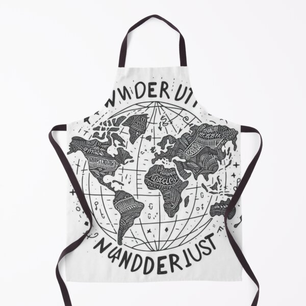 Item preview, Wonder Lust World Map designed and sold by IrsathThaslima.