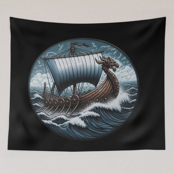 Item preview, Viking Ship designed and sold by Myra365Art.