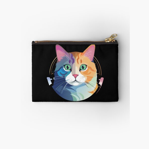 Item preview, Colorful Cat Design | Unique and Vibrant Kitty Graphic designed and sold by MDKey DESIGN.