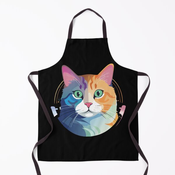 Item preview, Colorful Cat Design | Unique and Vibrant Kitty Graphic designed and sold by MDKey DESIGN.