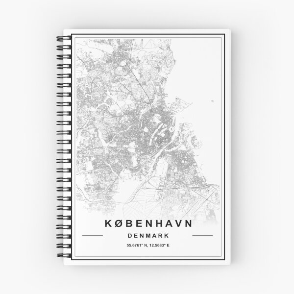 Item preview, København City Map designed and sold by SHAMPAIN-ART-CO.