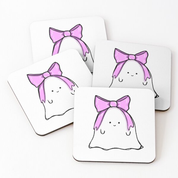 Item preview, Floating Coquette Ghost in Pink designed and sold by Doodalos.