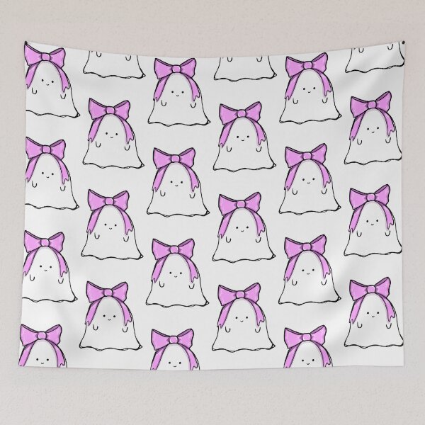 Item preview, Floating Coquette Ghost in Pink designed and sold by Doodalos.